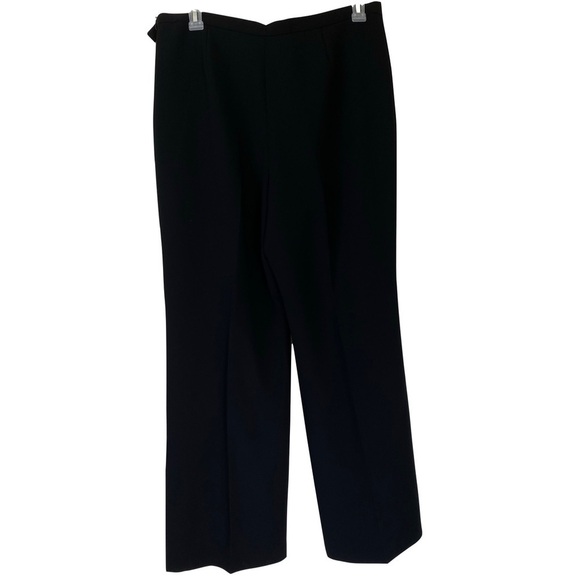 Le Suit Separate Dress Slacks Black Polyester Fully Lined Size 16 - Picture 3 of 12